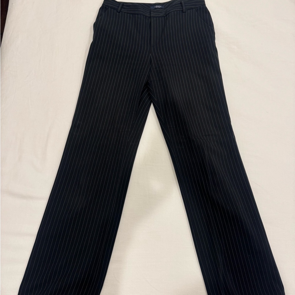 Chaps Dark Pinstripe Trousers